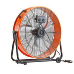 VEVOR Rūpnieciskais grīdas ventilators 61 cm, 3 ātrumi, taimeris, noliktavām