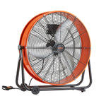 VEVOR Rūpnieciskais grīdas ventilators 61 cm, 3 ātrumi, taimeris, noliktavām