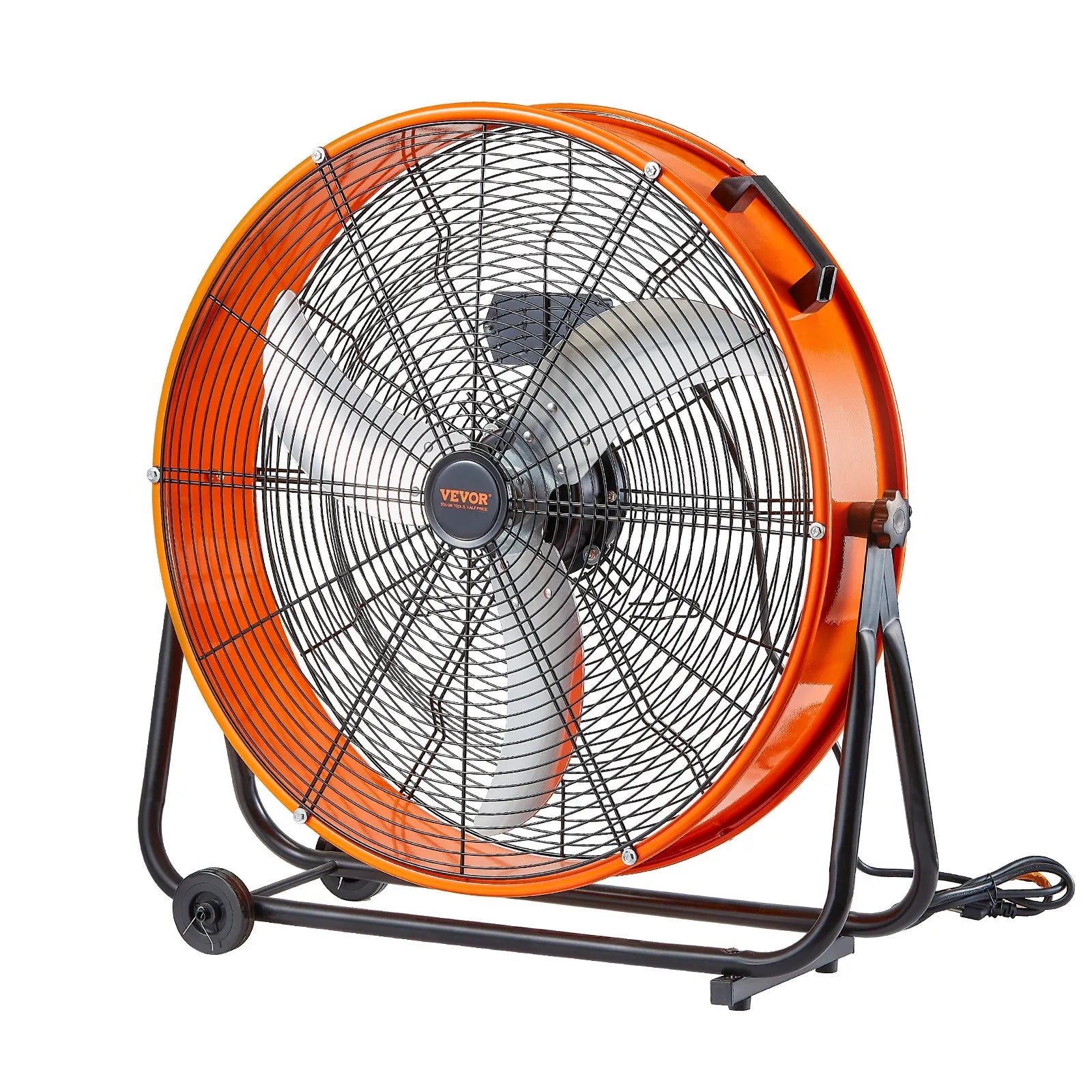 Rūpnieciskais grīdas ventilators 61 cm, 3 ātrumi, 14 600 m³/h, noliktavām