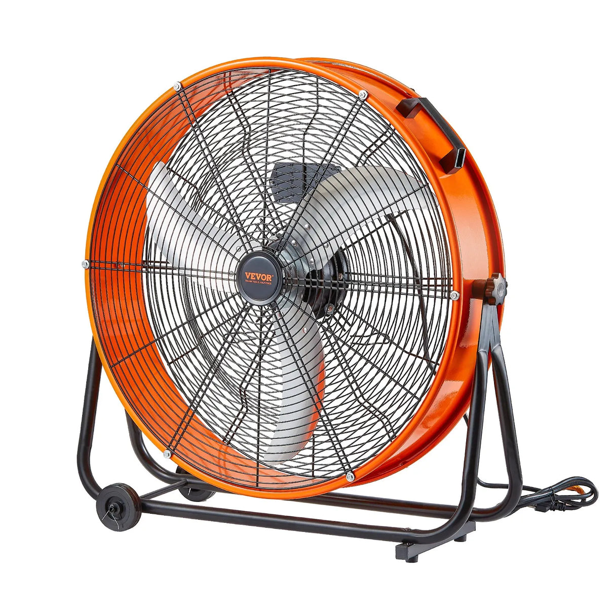 Rūpnieciskais grīdas ventilators 61 cm, 3 ātrumi, 14 600 m³/h, noliktavām