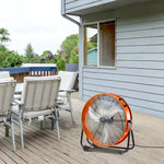Rūpnieciskais grīdas ventilators 61 cm, 3 ātrumi, 14 600 m³/h, noliktavām