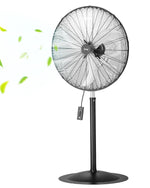 VEVOR 76 cm Industriālais stāvošais ventilators ar 3 ātrumiem, oscilējošs, ar augstuma regulēšanu