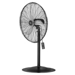 VEVOR 76 cm Industriālais stāvošais ventilators ar 3 ātrumiem, oscilējošs, ar augstuma regulēšanu