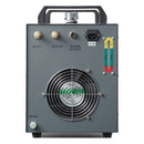 VEVOR Промышленный охладитель воды CW-3000(PRO), 150 Вт система воздушного охлаждения с резервуаром для воды 12 л и максимальной скоростью потока 18 л/мин, подходит для лазерных гравировальных станков