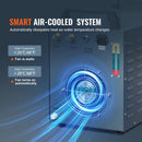 VEVOR Промышленный охладитель воды CW-3000(PRO), 150 Вт система воздушного охлаждения с резервуаром для воды 12 л и максимальной скоростью потока 18 л/мин, подходит для лазерных гравировальных станков