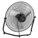 VEVOR 50 cm grīdas ventilators, 3 ātrumi, 360° regulējams leņķis, jaudīgs rūpnieciskais ventilators