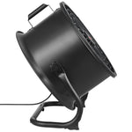 VEVOR 35 cm grīdas ventilators, 3 ātrumi, 360° regulējams leņķis, jaudīgs rūpnieciskais ventilators