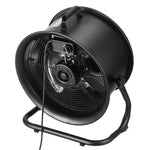 VEVOR 35 cm grīdas ventilators, 3 ātrumi, 360° regulējams leņķis, jaudīgs rūpnieciskais ventilators