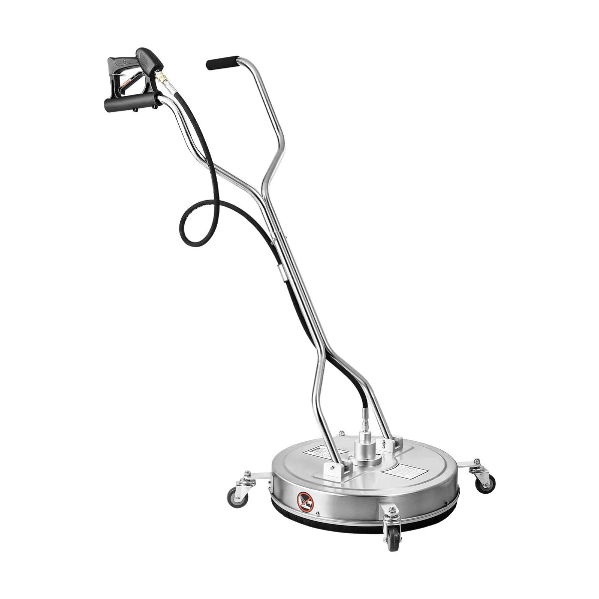 VEVOR 56 cm augstspiediena mazgātāja virsmas tīrītājs ar 4 riteņiem un diviem rokturiem, maksimālais spiediens 4000 PSI