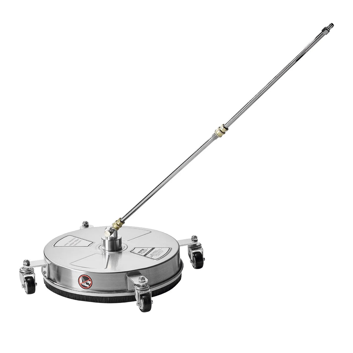 VEVOR 42 cm augstspiediena mazgātāja virsmas tīrītājs ar 4 riteņiem, nerūsējošais tērauds, maksimālais spiediens 4000 PSI