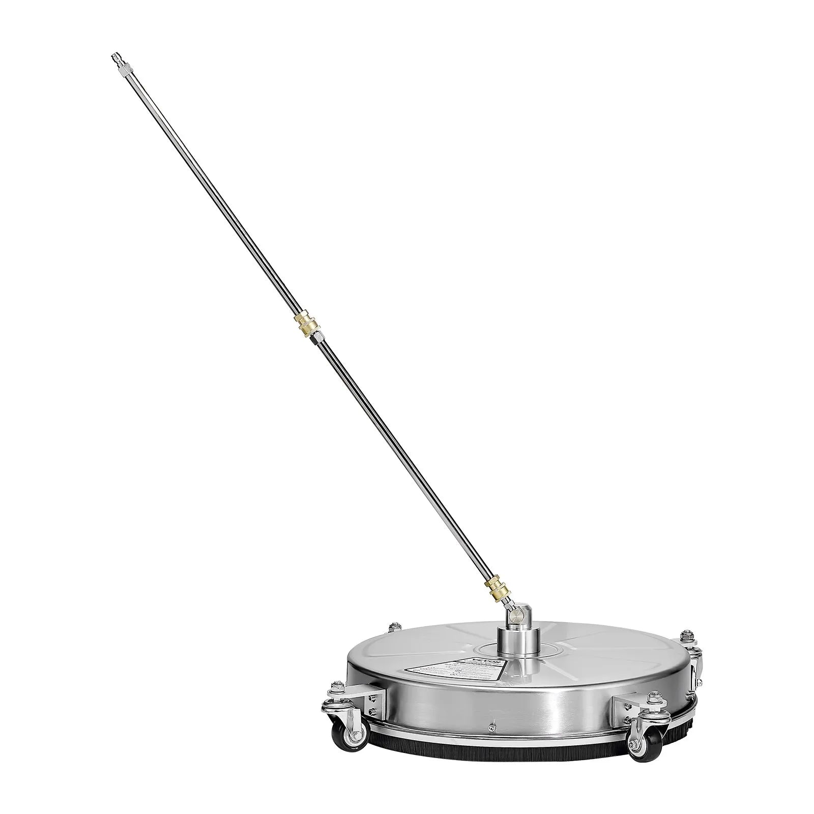 VEVOR 46 cm augstspiediena mazgātāja virsmas tīrītājs ar 4 riteņiem, maksimālais spiediens 4000 PSI, ar 2 pagarināmajām spraudstieņiem