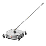 VEVOR 38 cm augstspiediena mazgātāja virsmas tīrītājs ar 4 riteņiem, maksimālais spiediens 4000 PSI, ar 2 pagarināmajām spraudstieņiem