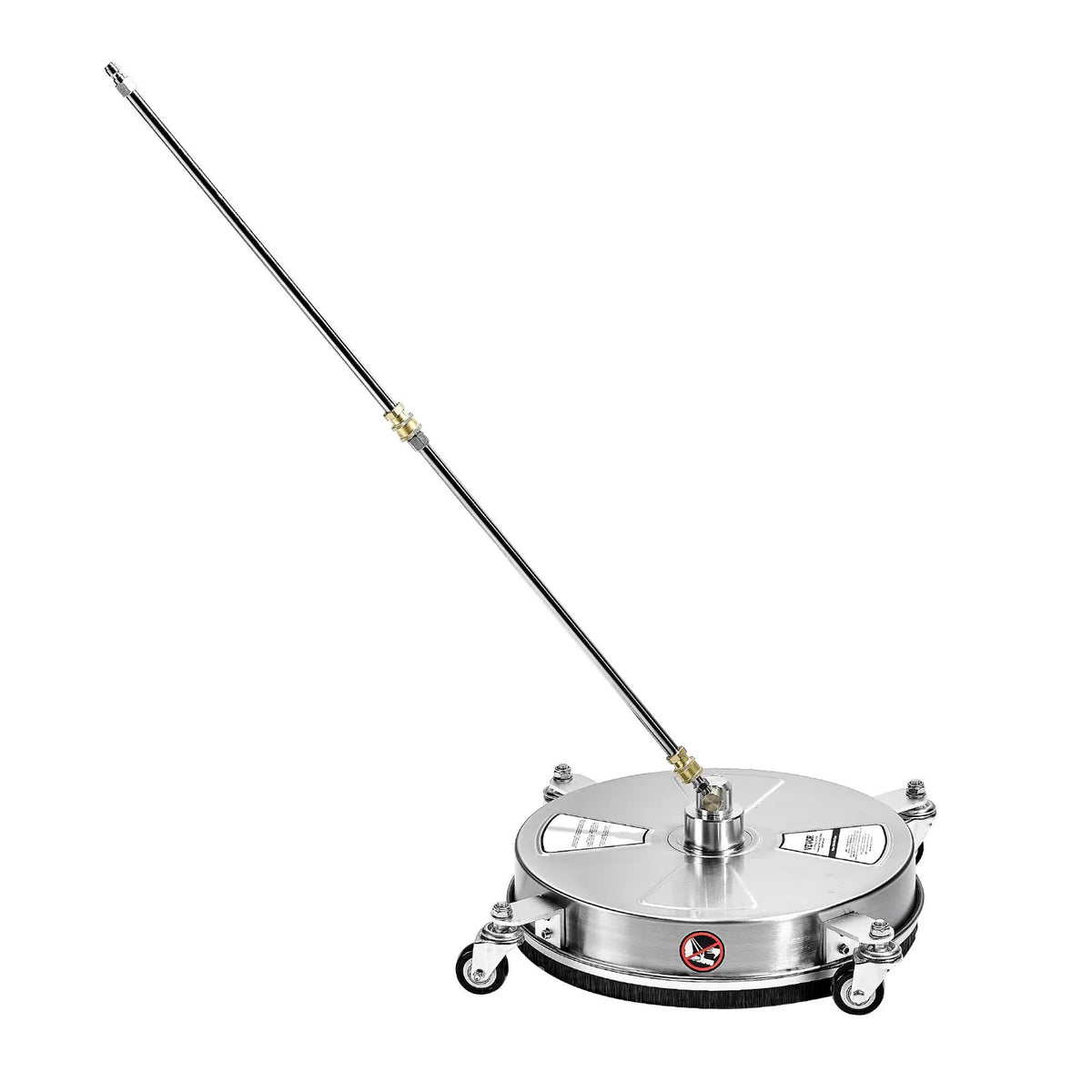 VEVOR 38 cm augstspiediena mazgātāja virsmas tīrītājs ar 4 riteņiem, maksimālais spiediens 4000 PSI, ar 2 pagarināmajām spraudstieņiem