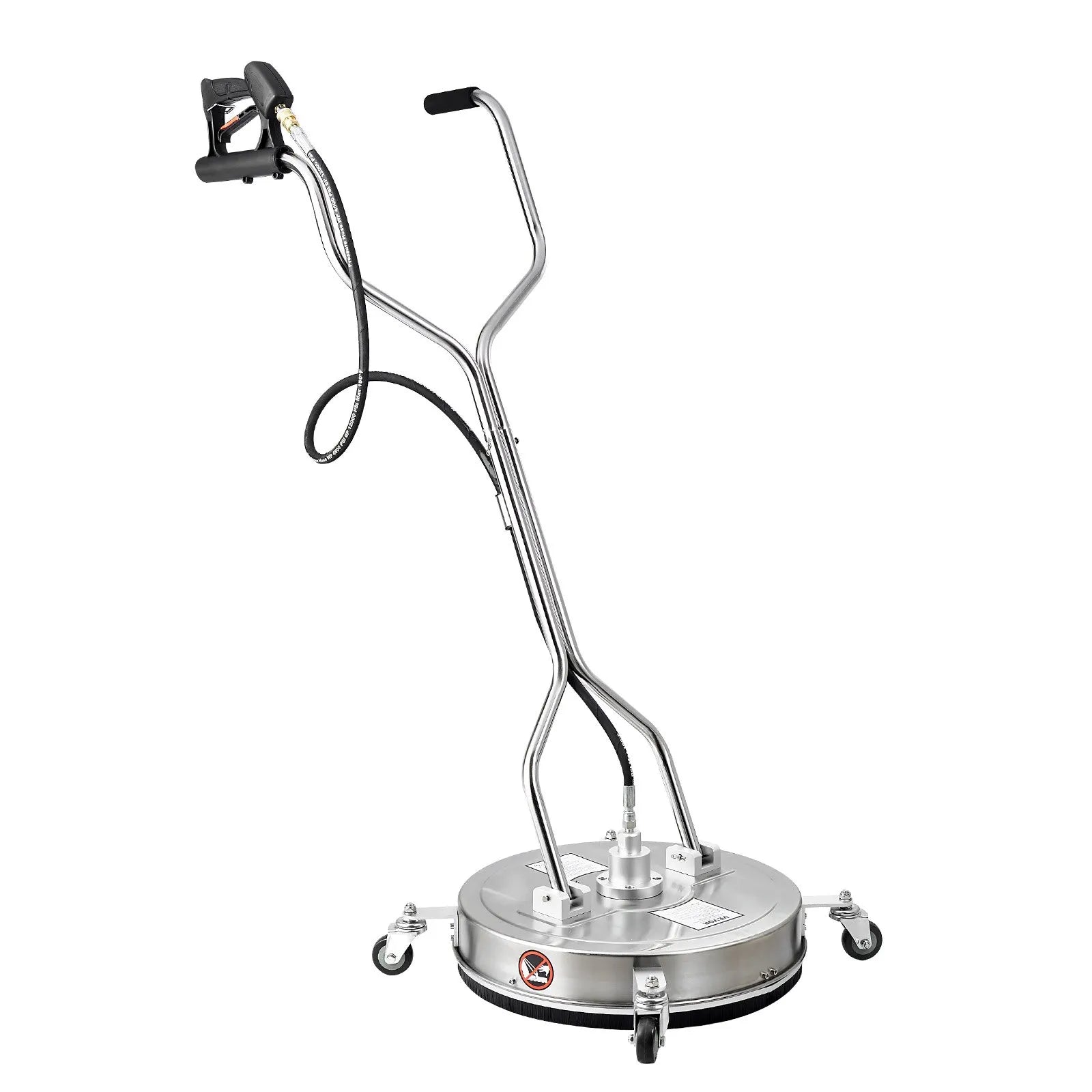 VEVOR 53 cm augstspiediena mazgātāja virsmas tīrītājs ar 4 riteņiem un diviem rokturiem, maksimālais spiediens 4000 PSI