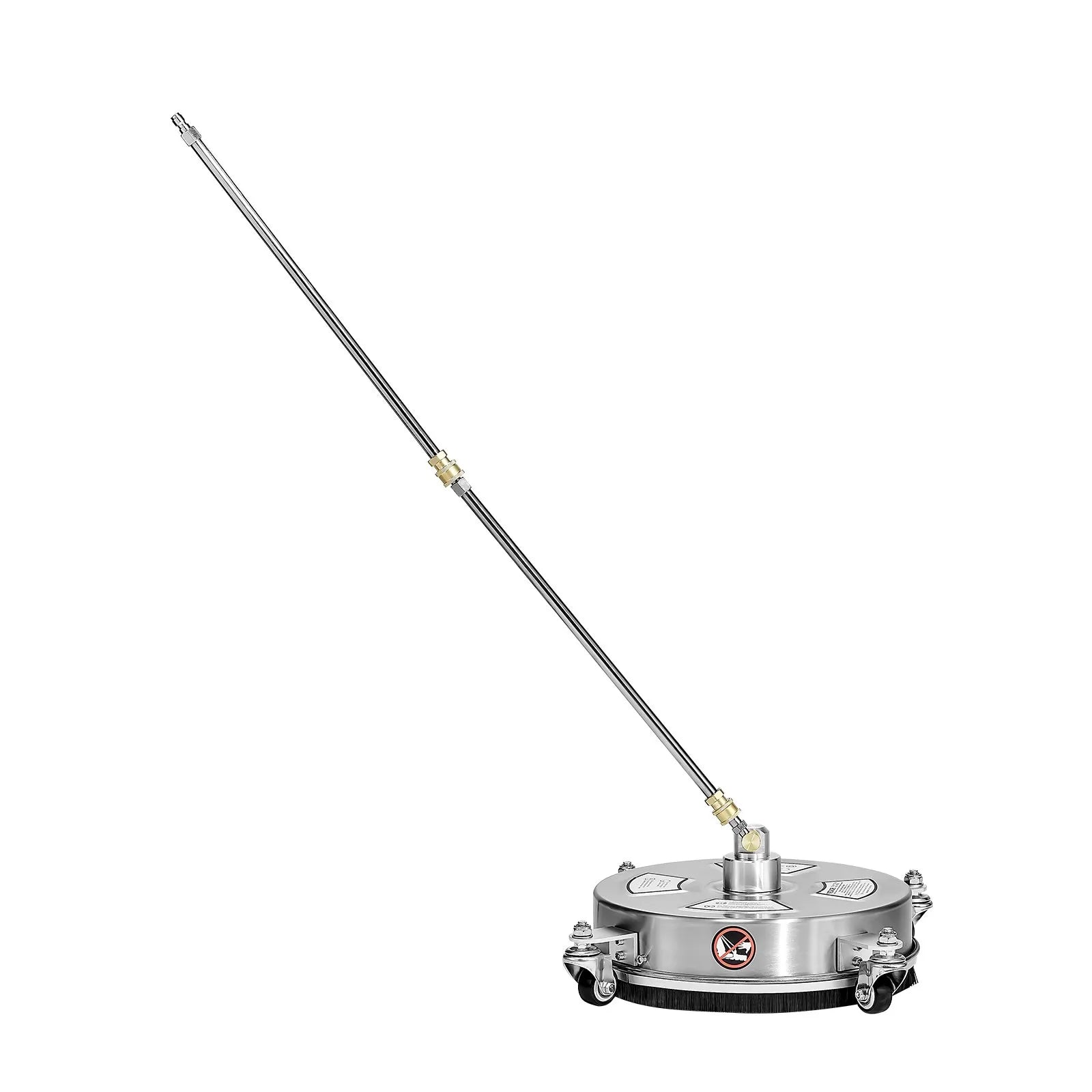 VEVOR 36 cm augstspiediena mazgātāja virsmas tīrītājs ar 4 riteņiem, maksimālais spiediens 4000 PSI, ar 2 pagarināmajām spraudstieņiem