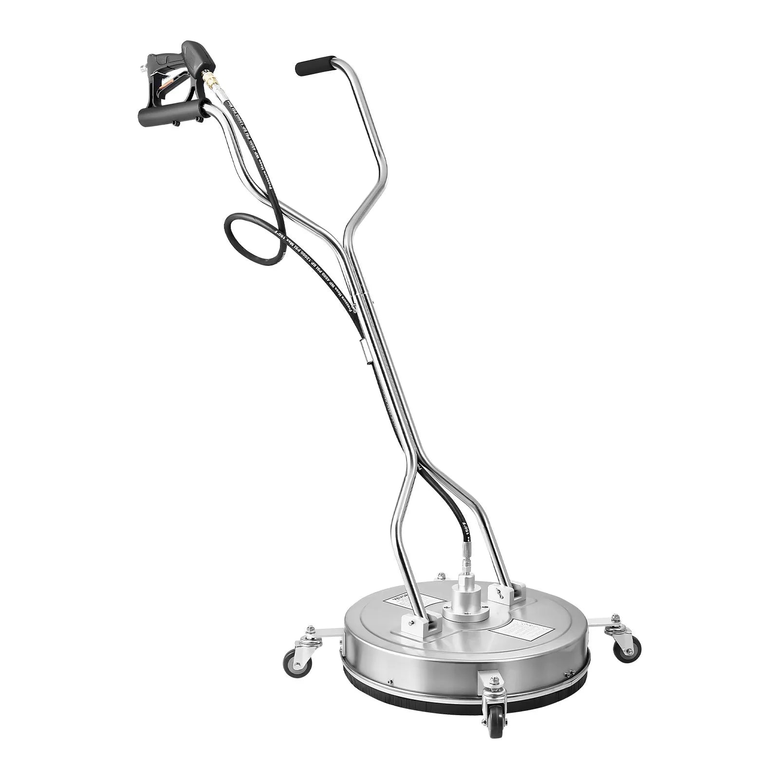 VEVOR 51 cm augstspiediena mazgātāja virsmas tīrītājs ar 4 riteņiem un diviem rokturiem, maksimālais spiediens 4000 PSI