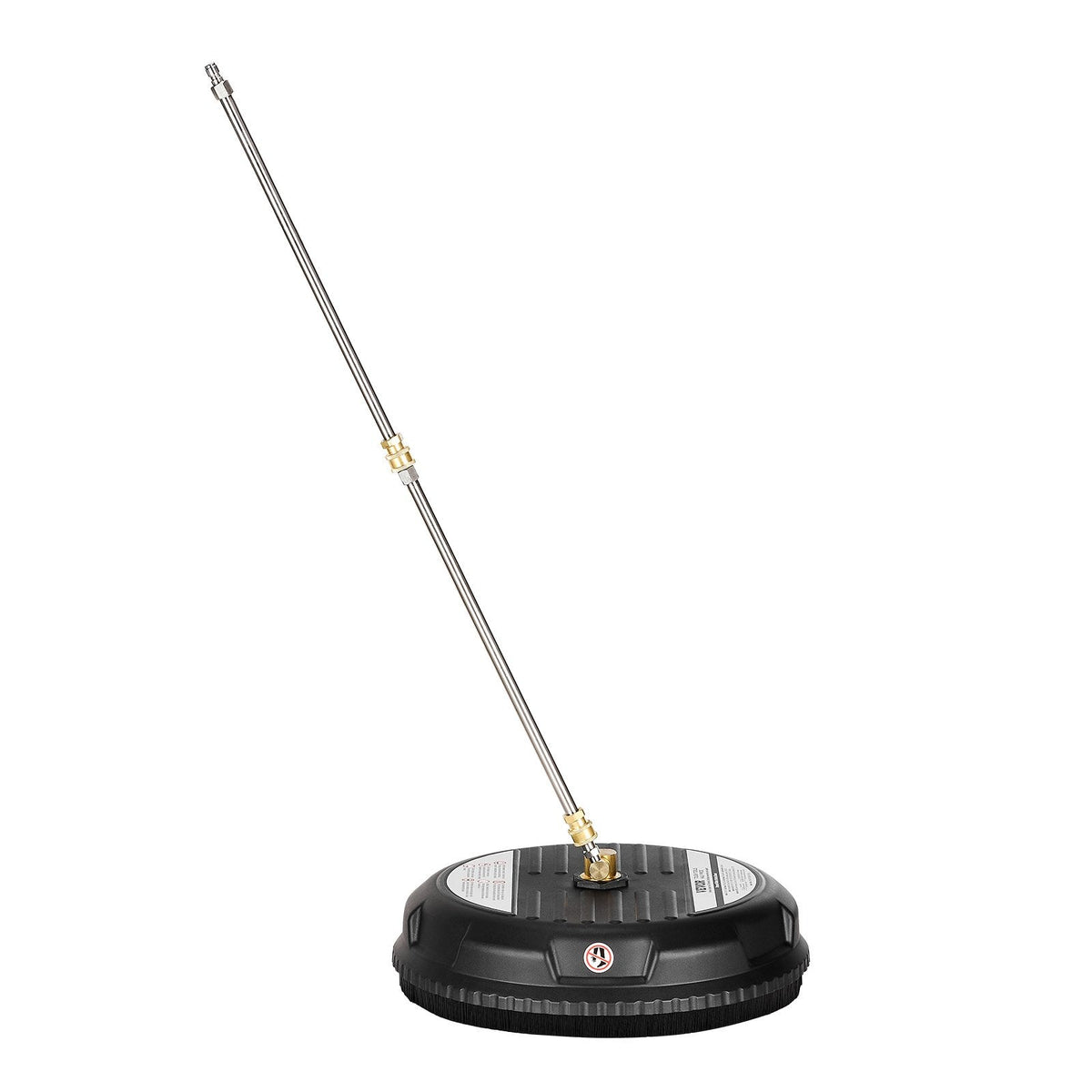 VEVOR 38 cm virsmas tīrītājs augstspiediena mazgātājam, līdz 207 bar, plastmasa, ar 2 pagarinājuma stieņiem