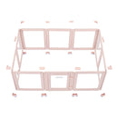 VEVOR suņu dzemdību kaste, 154 x 100 x 60 cm, plastmasas kucēnu manēža vidēja izmēra suņiem, ūdensizturīga caurspīdīga konstrukcija ar logiem un durvju slēdzeni, viegli tīrāma, izturīga, piemērota suņiem un kaķiem