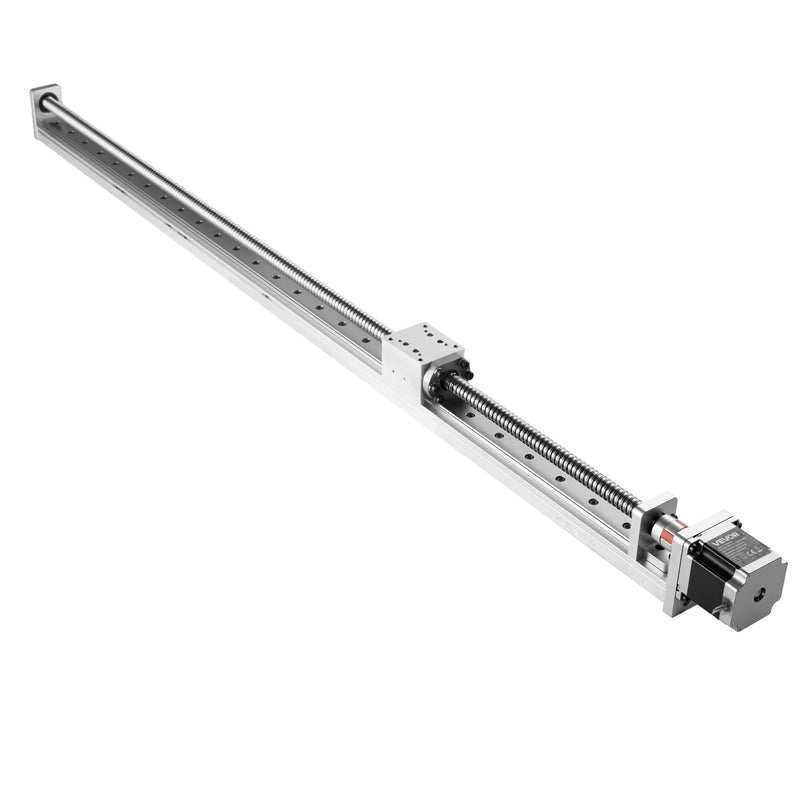 VEVOR lineārā vadotne ar 1000 mm darba gājienu, lodveida skrūves CNC lineārās kustības galda aktuators, motorizēts NEMA 23 soļu motors, augsta precizitāte, gravēšanas iekārtām, CNC frēzmašīnām un 3D printeriem