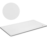 VEVOR galda virsma 120x75x2,5 cm, taisnstūrveida, skaidu plātne, 100 kg