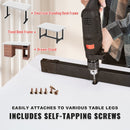 VEVOR galda virsma 120x75x2,5 cm, taisnstūrveida, skaidu plātne, 100 kg