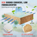 VEVOR galda virsma 120x75x2,5 cm, taisnstūrveida, skaidu plātne, 100 kg