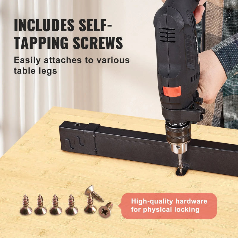 VEVOR bamboo table top, rectangular, 1800 × 737 × 38 mm, load capacity up to 150 kg