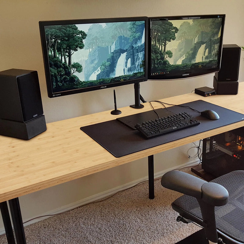 VEVOR bamboo table top, rectangular, 1800 × 737 × 38 mm, load capacity up to 150 kg