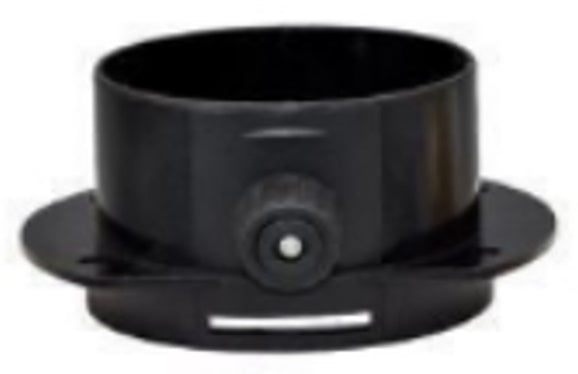 Siltās izplūdes gaisa vārsts 75mm atveres,melns(Vevor dīzeļa sildītajiem)