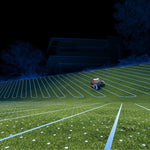 3000 m²_Zāliena robots SEGWAY Navimow H230E, darbojas bez kontūras kabeļiem, nodrošina stabilu darbību uz nogāzēm līdz 45% (24°), tāpēc ir piemērots ne tikai gludam, bet arī sarežģītākam reljefam