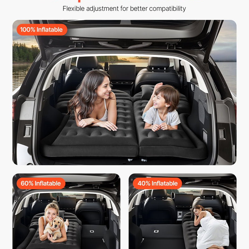 VEVOR täispuhutav autopadi telkimiseks ja reisimiseks - sobib maasturitele, MPV-dele ja sedaanidele