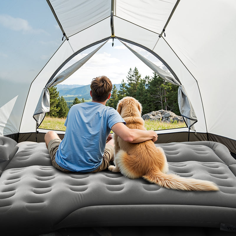 VEVOR piepūšamais auto matracis kempingam un ceļošanai – piemērots SUV, MPV un sedaniem