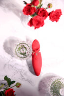 HERO ar aplikācijas vadību masāžas vibrējoša ierīce no LEGEND AURORA kolekcijas,sarkanā krāsa,skatīt aprakstu,diskrēta piegāde melnā iepakojumā