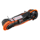 VEVOR sintētiskā vinčas trose 6,4 mm x 15,2 m, 4,5 t, ar aizsarguzmavu, apstādinātāju, kaltu āķi un vilkšanas siksnu, piemērota ATV, UTV un vieglajiem auto