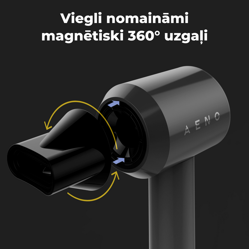 AENO matu fēns ar jaudu 1500W, ātrums līdz 110000 apgr./min