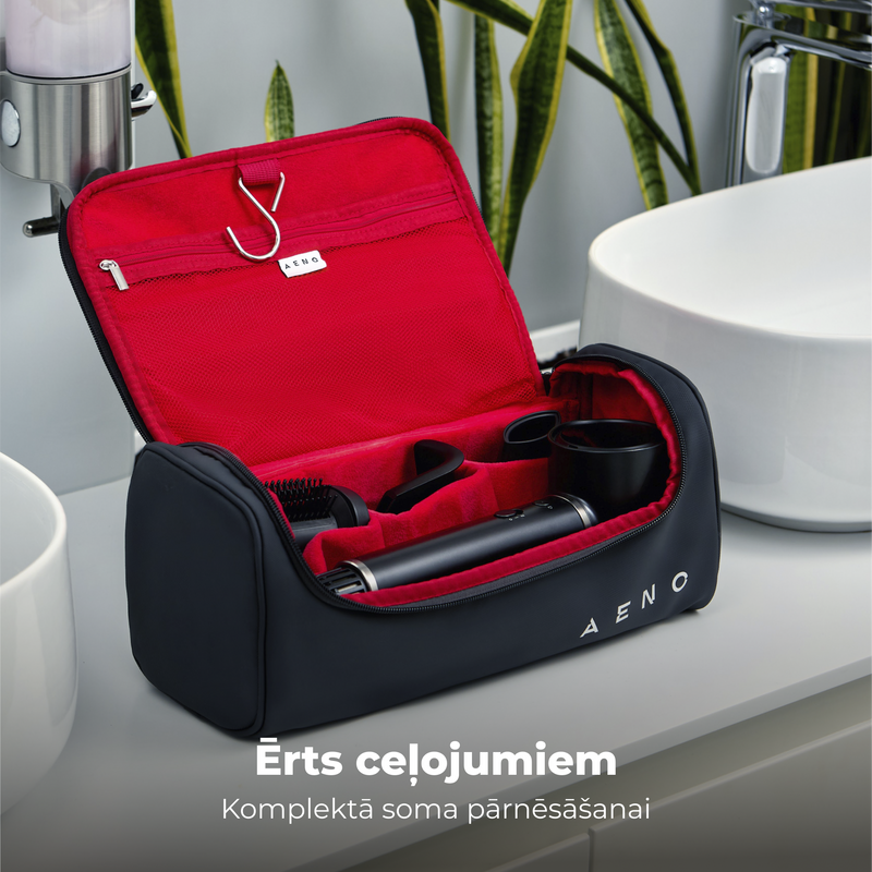 AENO Profesionālais matu fēns HD5G apvieno modernu AI tehnoloģiju ar daudzfunkcionālu vadību, pelēks