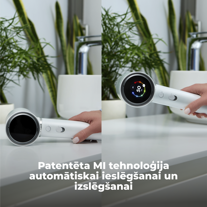 AENO Profesionālais matu fēns HD5W apvieno modernu AI tehnoloģiju ar daudzfunkcionālu vadību, balts