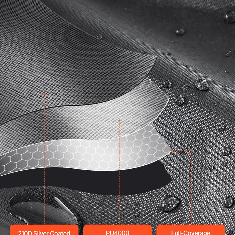 VEVOR āra velosipēdu uzglabāšanas telts, plaša ūdensizturīga velosipēdu nojume 1–2 velosipēdiem