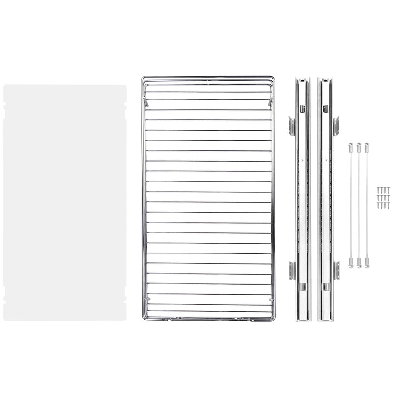 VEVOR 28 cm x 53 cm Ievilkšanas Skapja Organizators, Smagās Klases Hroma Tērauda Slīdošās Atvilktnes, Uzglabāšanai Virtuvē, Vannasistabā, Zem Izlietnes