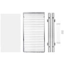 VEVOR 28 cm x 53 cm Ievilkšanas Skapja Organizators, Smagās Klases Hroma Tērauda Slīdošās Atvilktnes, Uzglabāšanai Virtuvē, Vannasistabā, Zem Izlietnes