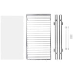 VEVOR 28 cm x 53 cm Ievilkšanas Skapja Organizators, Smagās Klases Hroma Tērauda Slīdošās Atvilktnes, Uzglabāšanai Virtuvē, Vannasistabā, Zem Izlietnes
