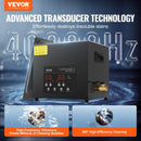 VEVOR 10 l ultraskaņas tīrītājs, 240 W digitāla ultraskaņas tīrīšanas iekārta ar saudzīgo režīmu un uzlabotu degazēšanu, 40 kHz industriāls ultraskaņas tīrītājs ar sildīšanu un taimeri retainieru, juvelierizstrādājumu un instrumentu tīrīšanai