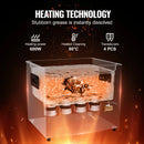 VEVOR 10 l ultraskaņas tīrītājs, 240 W digitāla ultraskaņas tīrīšanas iekārta ar saudzīgo režīmu un uzlabotu degazēšanu, 40 kHz industriāls ultraskaņas tīrītājs ar sildīšanu un taimeri retainieru, juvelierizstrādājumu un instrumentu tīrīšanai