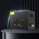 VEVOR 10 l ultraskaņas tīrītājs, 240 W digitāla ultraskaņas tīrīšanas iekārta ar saudzīgo režīmu un uzlabotu degazēšanu, 40 kHz industriāls ultraskaņas tīrītājs ar sildīšanu un taimeri retainieru, juvelierizstrādājumu un instrumentu tīrīšanai