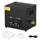 VEVOR 10 l ultraskaņas tīrītājs, 240 W digitāla ultraskaņas tīrīšanas iekārta ar saudzīgo režīmu un uzlabotu degazēšanu, 40 kHz industriāls ultraskaņas tīrītājs ar sildīšanu un taimeri retainieru, juvelierizstrādājumu un instrumentu tīrīšanai