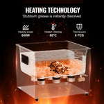 VEVOR 15 l ultraskaņas tīrītājs, 360 W digitāla ultraskaņas tīrīšanas iekārta ar saudzīgo režīmu un uzlabotu degazēšanu, 40 kHz industriāls ultraskaņas tīrītājs ar sildīšanu un taimeri retainieru, juvelierizstrādājumu un instrumentu tīrīšanai