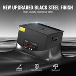 VEVOR 15 l ultraskaņas tīrītājs, 360 W digitāla ultraskaņas tīrīšanas iekārta ar saudzīgo režīmu un uzlabotu degazēšanu, 40 kHz industriāls ultraskaņas tīrītājs ar sildīšanu un taimeri retainieru, juvelierizstrādājumu un instrumentu tīrīšanai