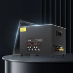 VEVOR 15 l ultraskaņas tīrītājs, 360 W digitāla ultraskaņas tīrīšanas iekārta ar saudzīgo režīmu un uzlabotu degazēšanu, 40 kHz industriāls ultraskaņas tīrītājs ar sildīšanu un taimeri retainieru, juvelierizstrādājumu un instrumentu tīrīšanai