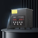 VEVOR 2 l ultraskaņas tīrītājs, 60 W digitāla ultraskaņas tīrīšanas iekārta ar saudzīgo režīmu un uzlabotu degazēšanu, 40 kHz ultraskaņas tīrītājs ar sildīšanu un taimeri juvelierizstrādājumu, briļļu, instrumentu un retainieru tīrīšanai