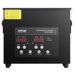 VEVOR 3 l ultraskaņas tīrītājs, 120 W digitāla ultraskaņas tīrīšanas iekārta ar saudzīgo režīmu un uzlabotu degazēšanu, 40 kHz ultraskaņas tīrītājs ar sildīšanu un taimeri juvelierizstrādājumu, briļļu, instrumentu un retainieru tīrīšanai